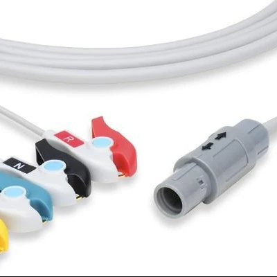 Primemic совместимый с прямым соединением кабель ЭКГ 4 провода Pinch/Grabber-DM 10, DM 30