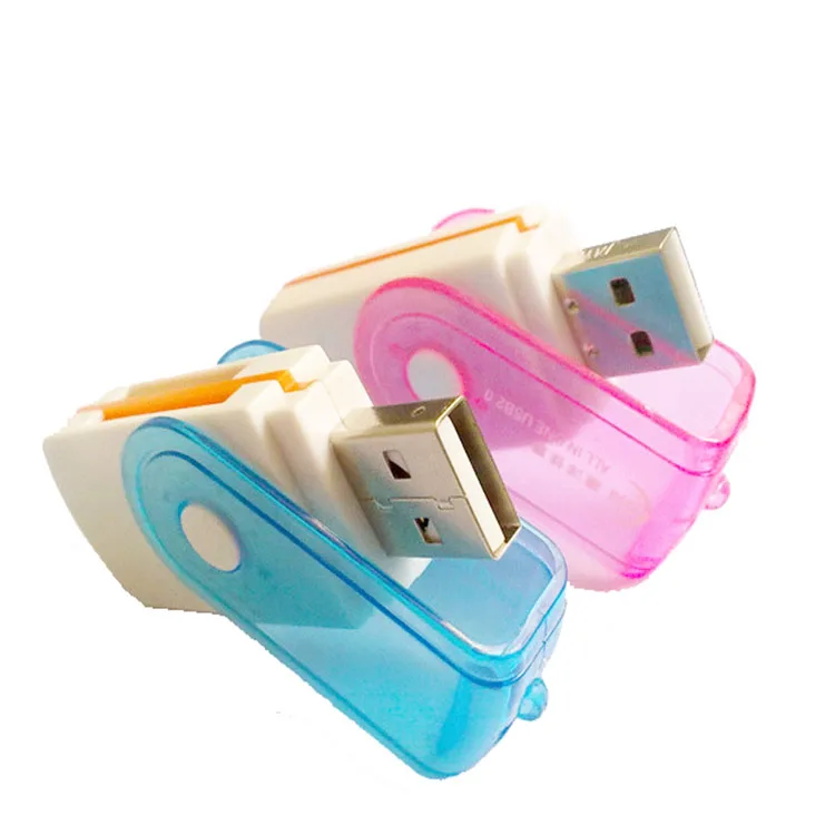 USB 2.0 All in one Multi Memory Card Reader for  memory card M2 MMC SDHC MS