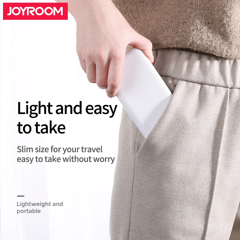 
Joyroom 2019 new arrivals full 10000mah capacity fast charge portable slim power bank 