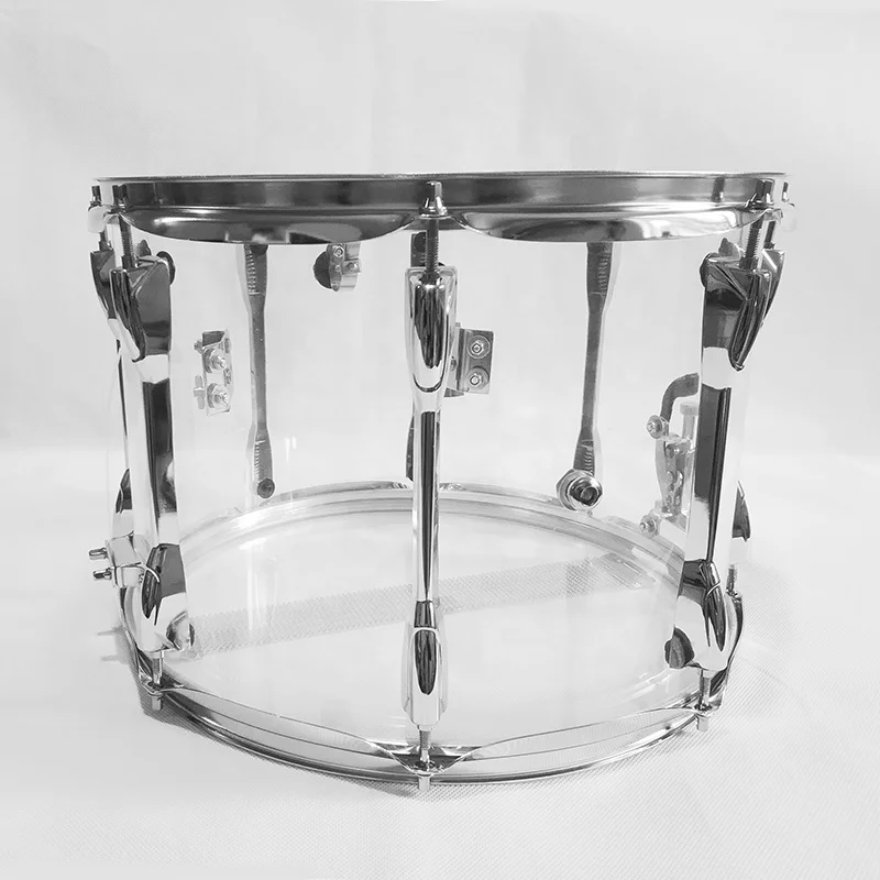 Прозрачный акриловый Змеиный Походный барабан 14 дюймов