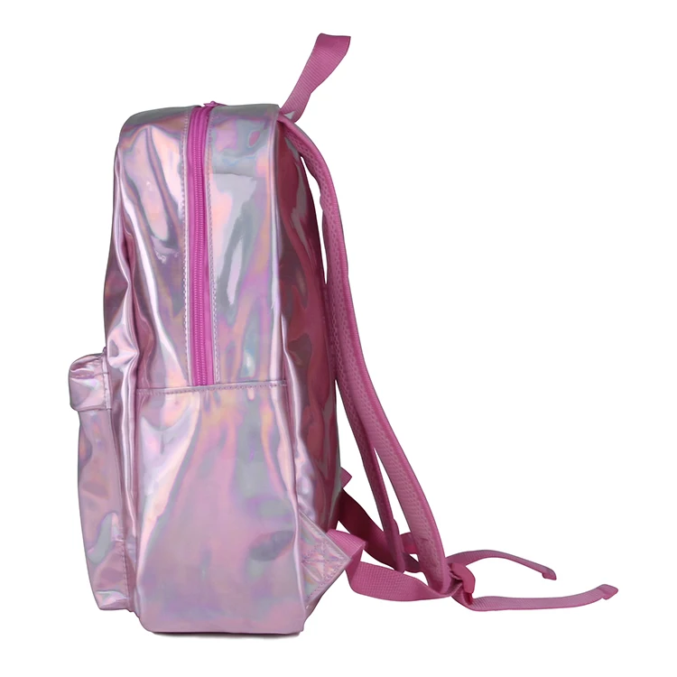 Shiny Fashion Cute Backpack New Holographic Waterproof Laser PU Leather School Bag