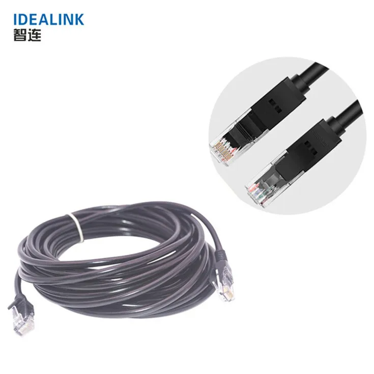 Высокое качество настроить длина Ethernet витая пара Cat5 Cat5e Rj45 соединительный кабель