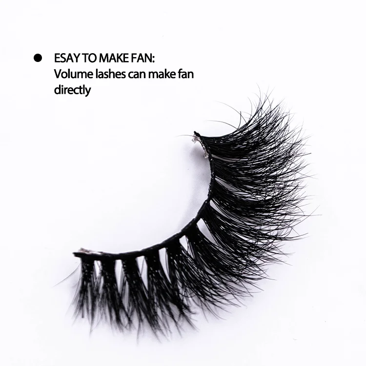 
Top Qingdao Eye Lash Manufacture Mink Eyelash 5d 6d Custom Eyelash Packaging 