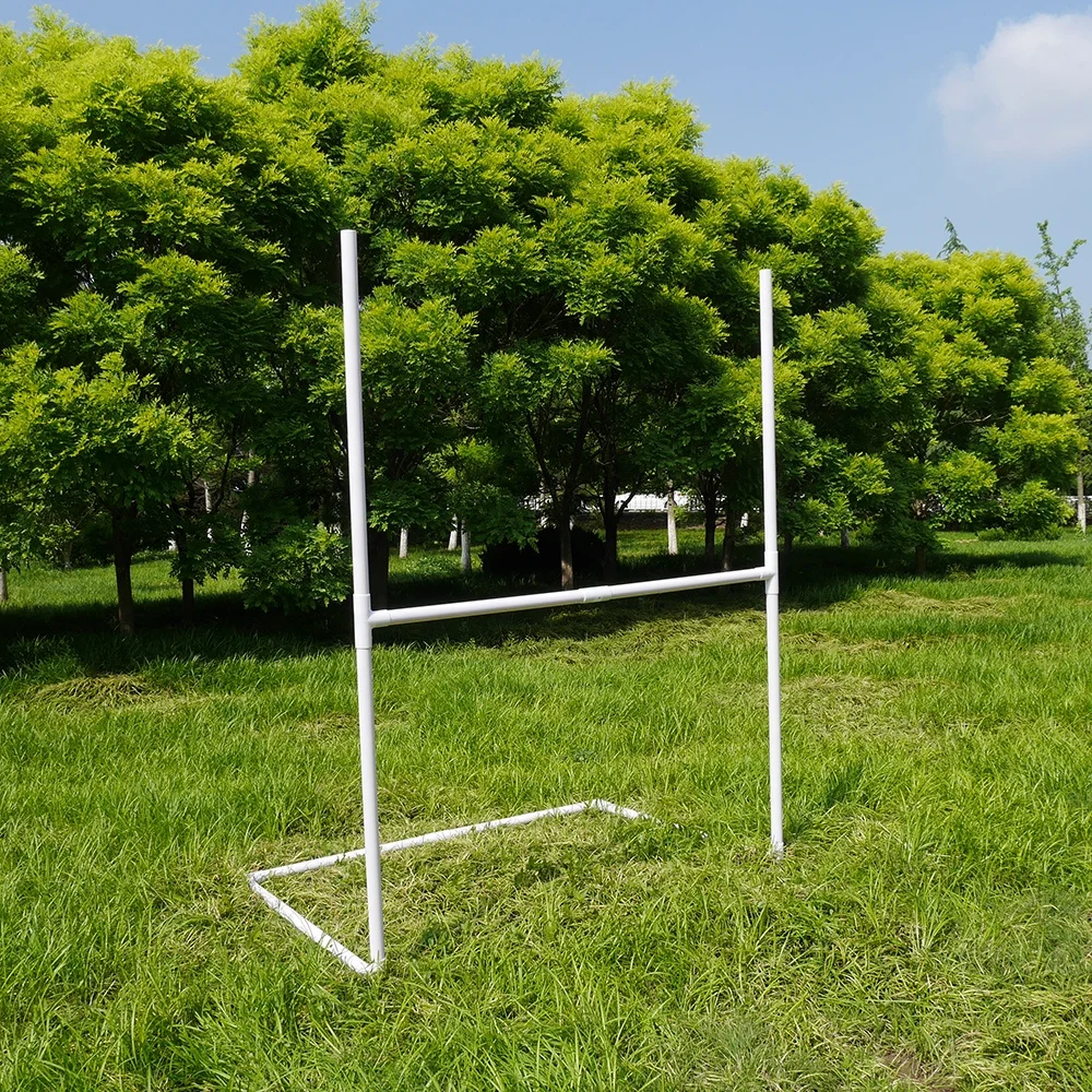 Cheap Children Inflatable Portable PVC Plastic Rugby goal Post Equipment With Ball and Display Stand