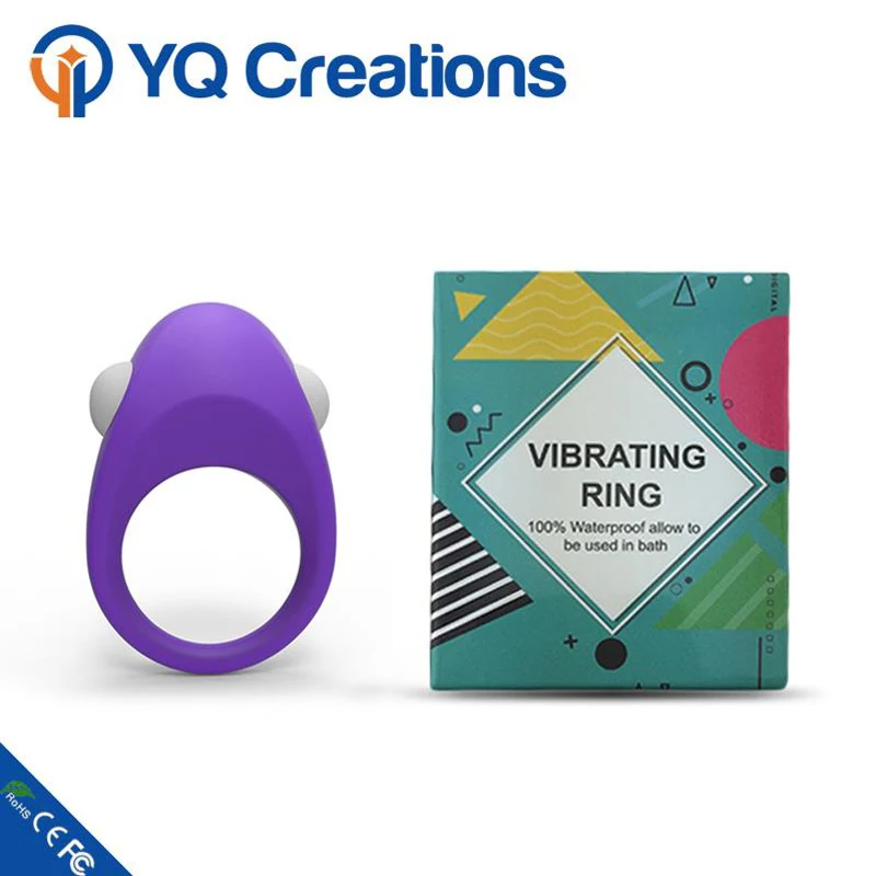 Most popular silicone vibration delay ejaculation with Massager Brush cock penis ring  sex toys vibrating cock ring for man