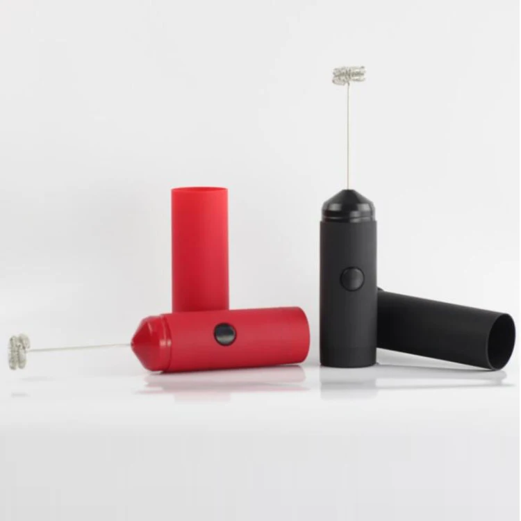 High Quality Stainless Steel Battery Operated Automatic Electric Plastic Milk Frother