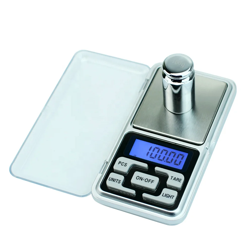 Electronic LCD Display Mini Digital Scales 100/200/300/500gX0.01g Pocket Jewelry Weight Scales High Accuracy Weigh Balance Scale