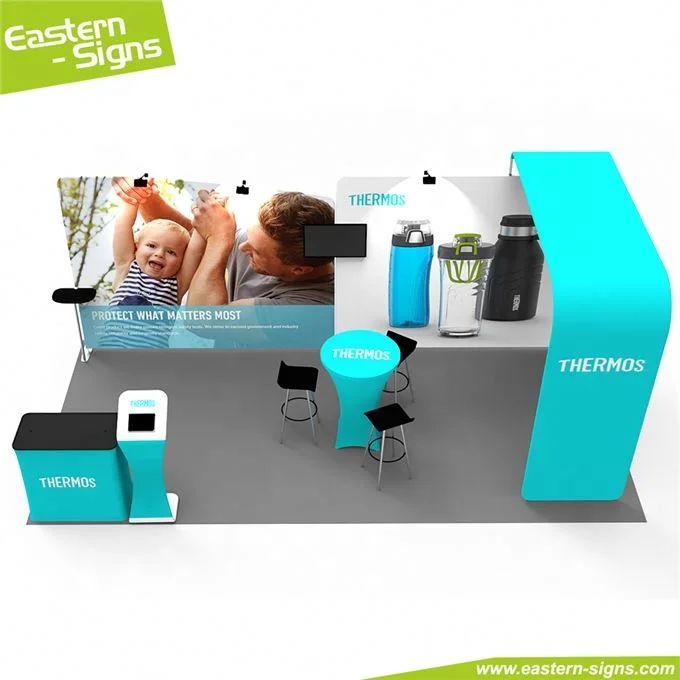 Best selling items aluminum advertising display convenient commercial booths for expo display stand