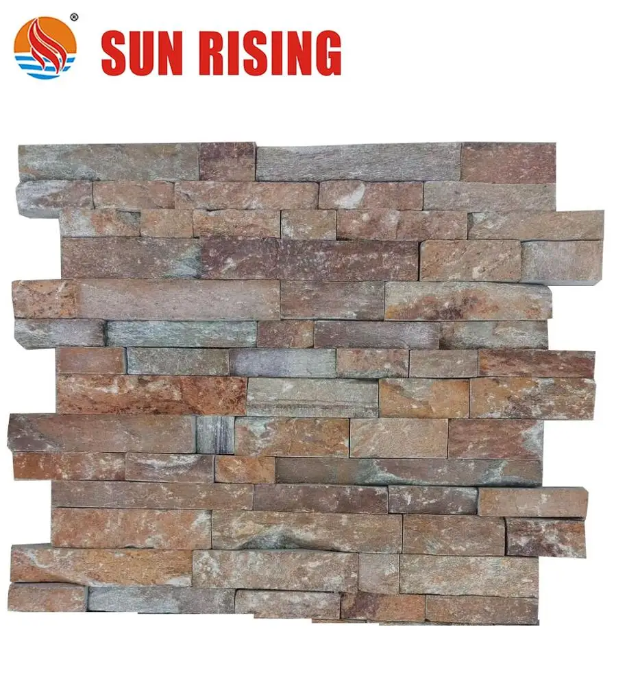 Factory Supply Natural Culture Stone Rustic Slate For Wall Cladding