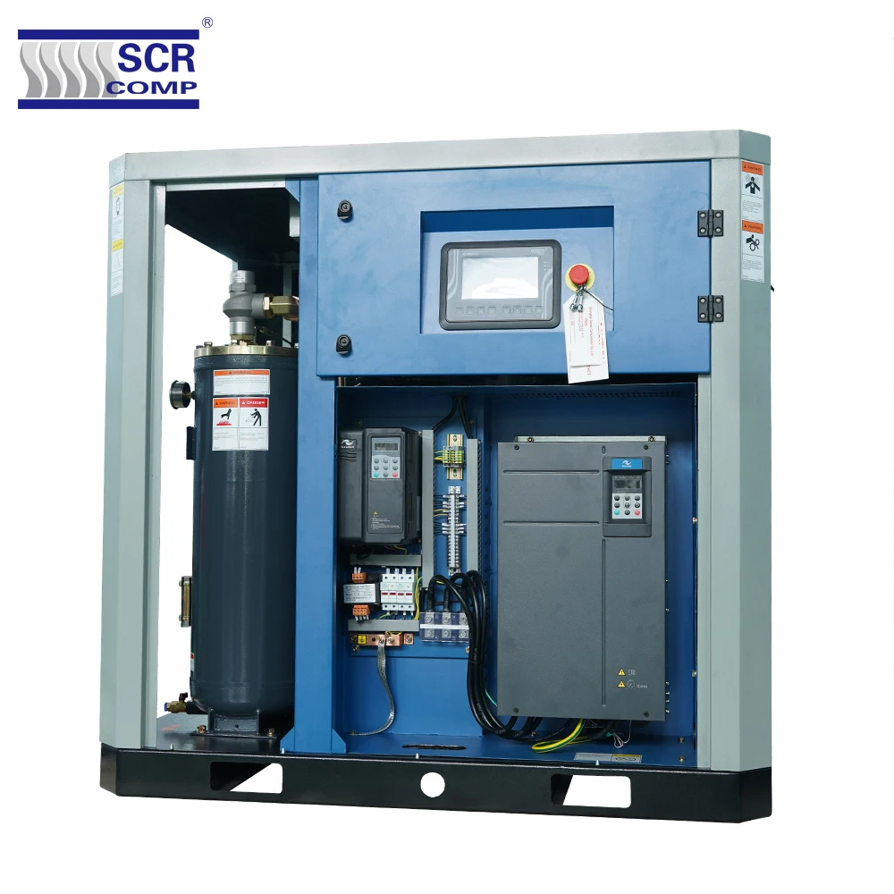 75KW 100HP 7 бар энергосберегающий бесшумный воздушный компрессор для машин (SCR100PM)
