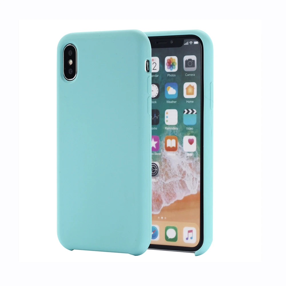 Защитный чехол для iPhone, мобильный чехол для телефона, жидкий силиконовый элемент чехол для телефона 7/8/плюс/XS MAX/XR
