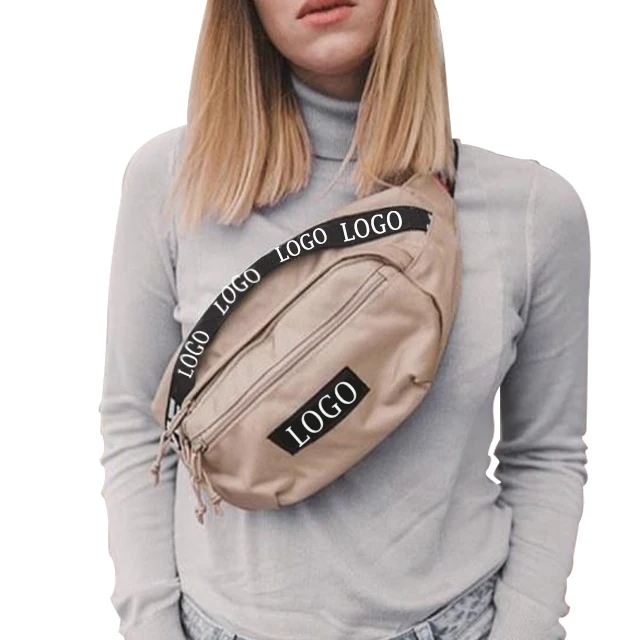 Custom Outdoor Brand Polyester Bum Bag Nylon Men Custom Fanny Pack Waist Bag
