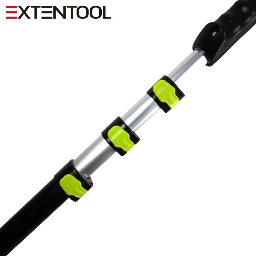 
Extentool long handle tall tree pruner with 24ft/7.2 meters aluminum telescopic extension pole for branch cutting tools 
