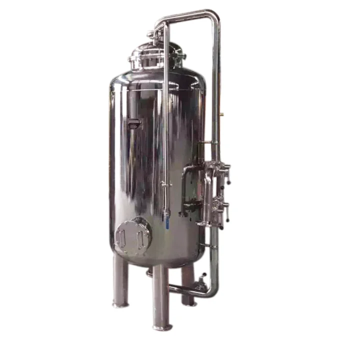 15T per hour sus multi media filter housing activated carbon filter