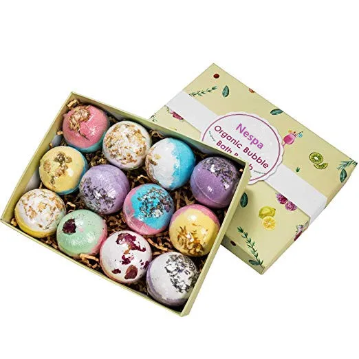 
Bubble Bath for Relaxation Moisturizing and Gift Ideals Vegan Oganic Essential Oil Spa Fizzy Bomb 