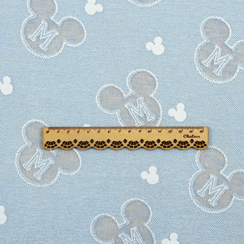 Высокое качество, оптовая продажа, новый светло-голубой симпатичный Микки Маус, удобная сгоревшая ткань