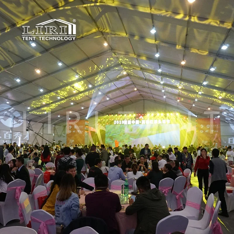 40x70m Large Size Span Outdoor PVC Exhibition Hall Tent for Sale Asia Manufacture