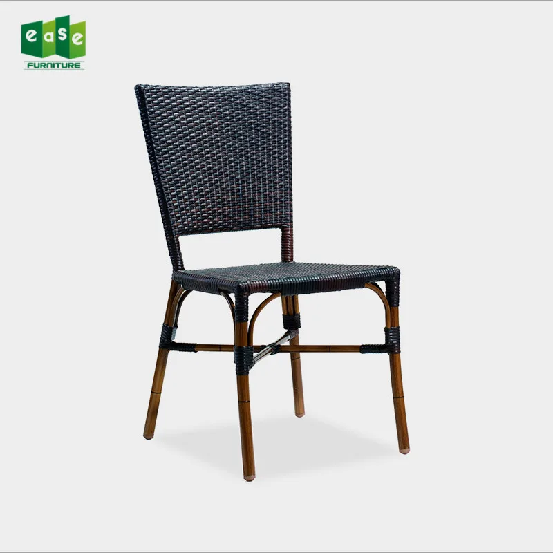 Патио stackable bamboo взгляд из Ротанга Сплетенные садовая мебель chair-E6003