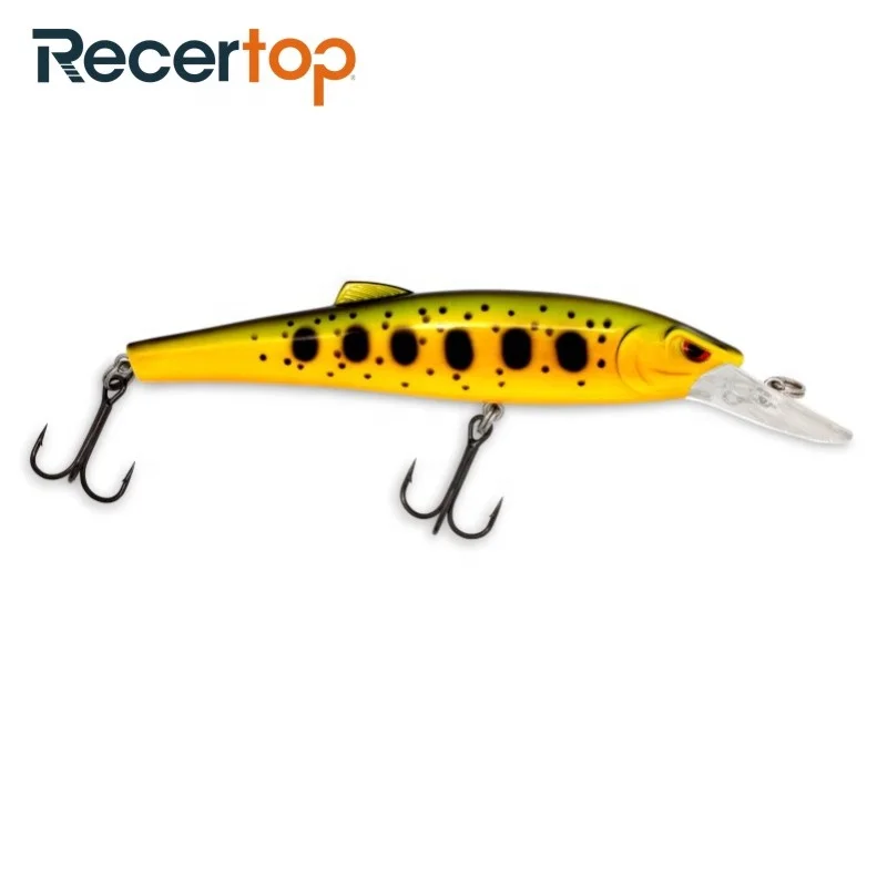 Recertop big floating chinese angry eyes long bill bait fishing lure