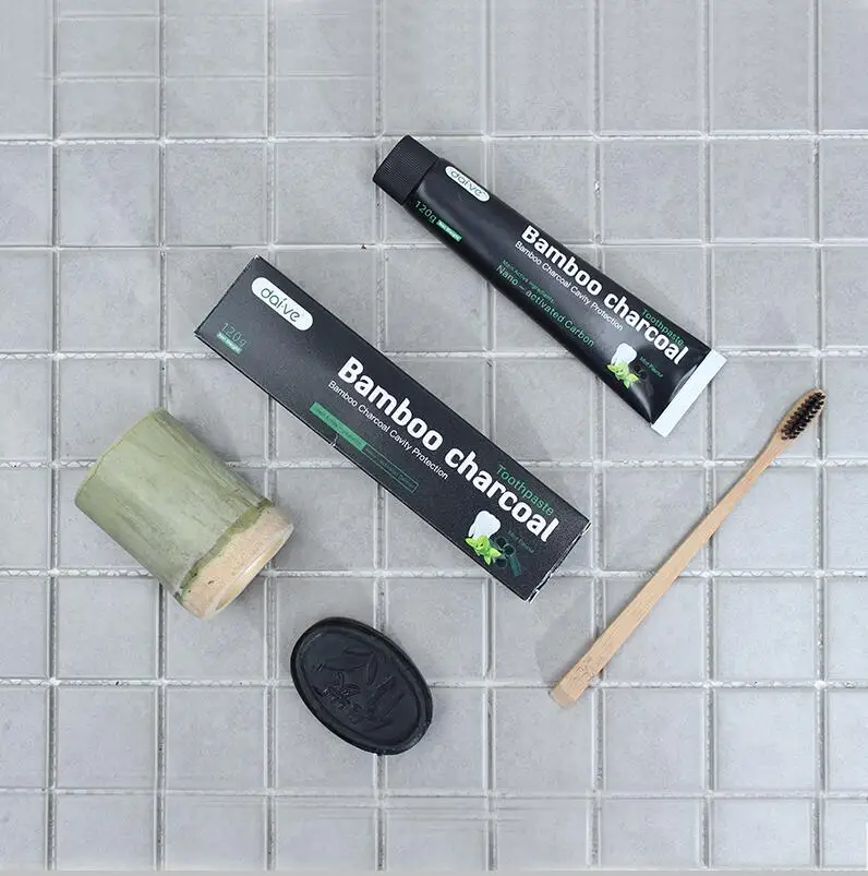 
Wholesale Activated charcoal toothpaste 120g teeth whitening Anti-Cavity smokers OEM minty toothpaste hot sale 