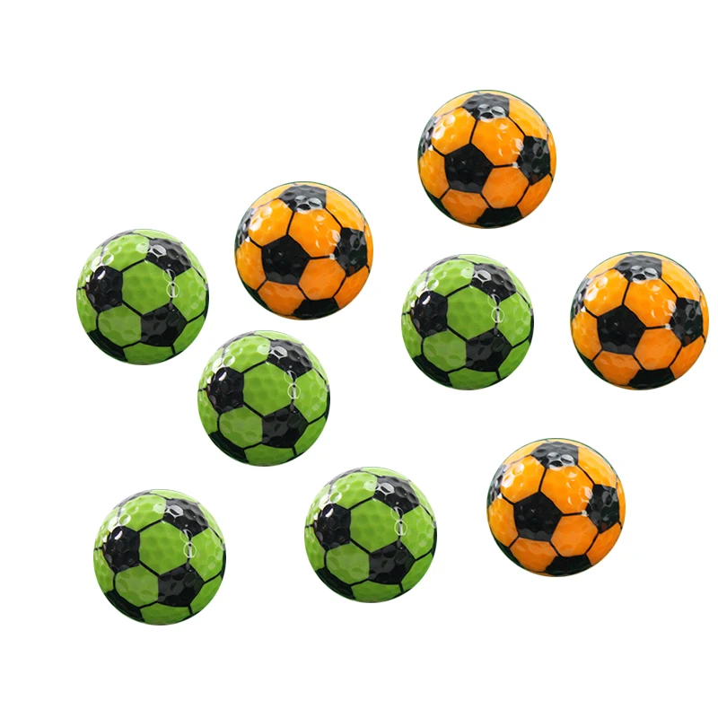 2 Pieces 3 Pieces Durable Custom Color Logo Printed Driving Range OEM Logo Golf Balls