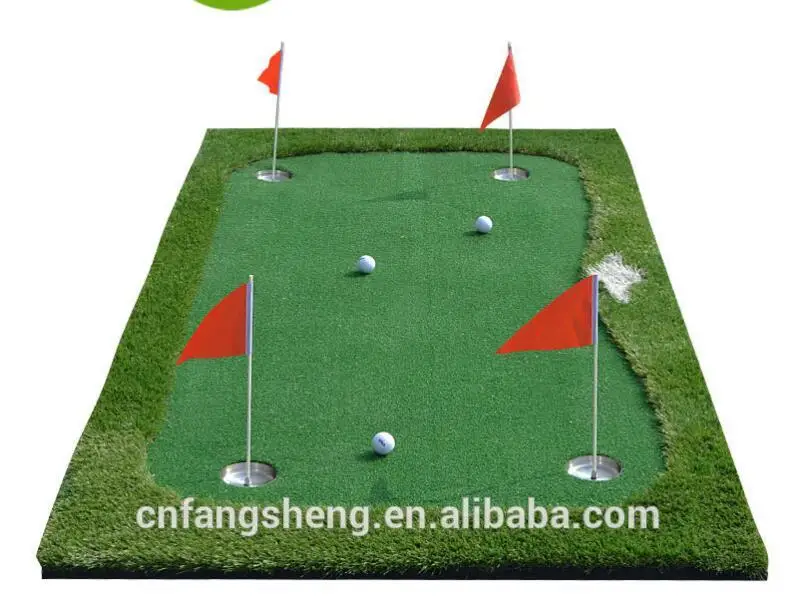 New design customized size Mini Green Golf putting green mat