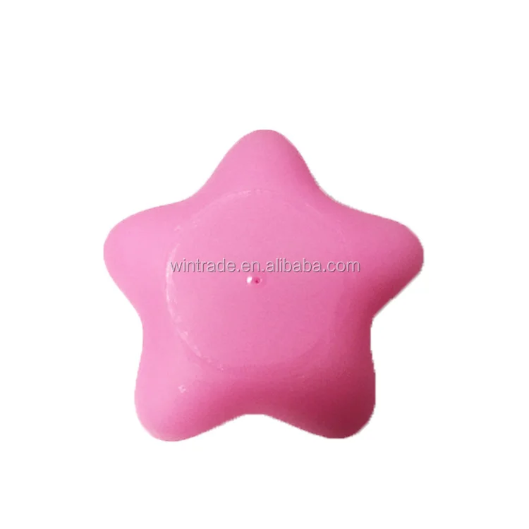 Blue/pink color bath animal rubber starfish squirt toy