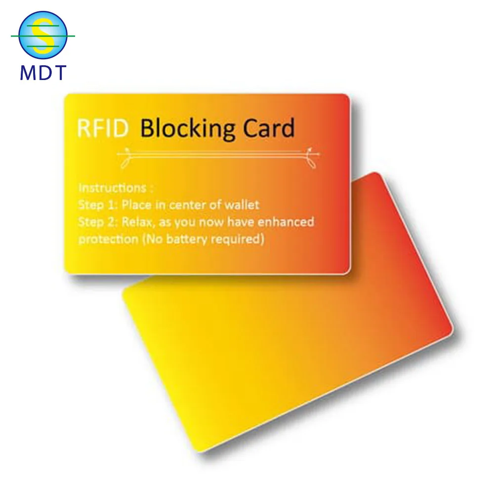 T5577/13.56MHZ RFID Blocking Card for Full Wallet Security