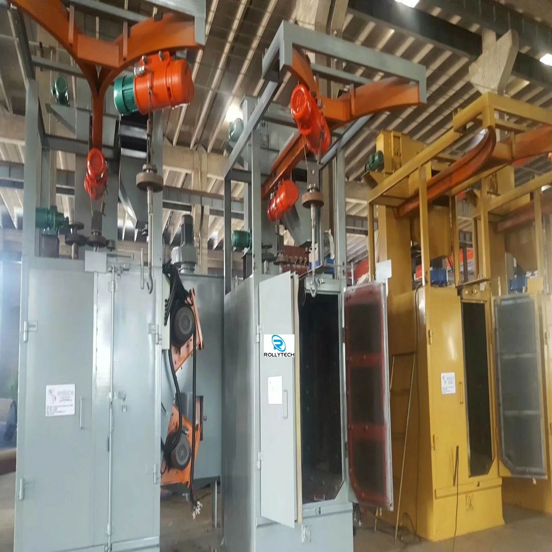 
Aluminum alloy wheels Hook Shot Blasting Machine Price 