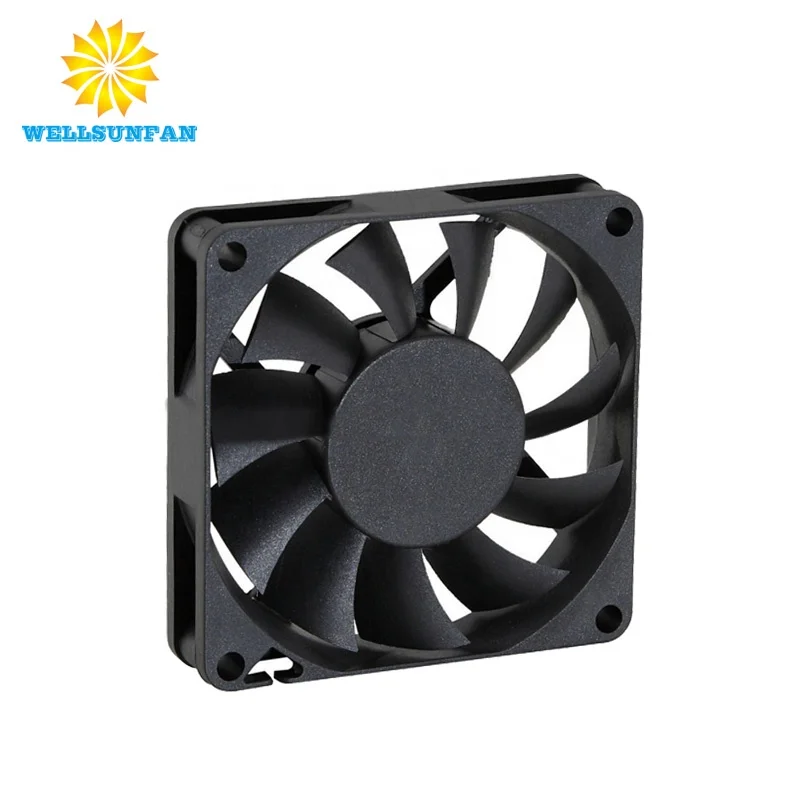 OEM ODM Chinese fireproof 70x70x15mm 12 volt dc fan pc cooling fan
