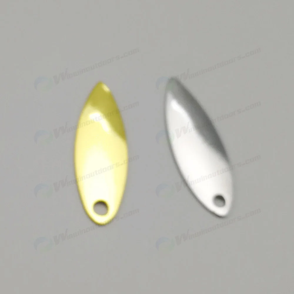 high quality types of mini spoon  ,all size and color customized brass fishing blade