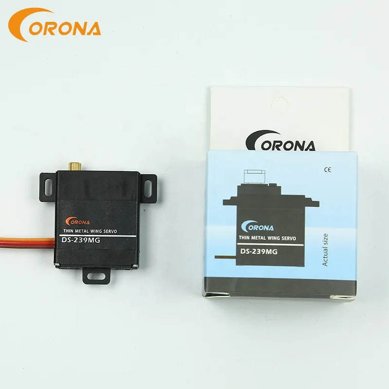 Corona DS239MG mini metal gear servo for rc helicopters / car / robot arm