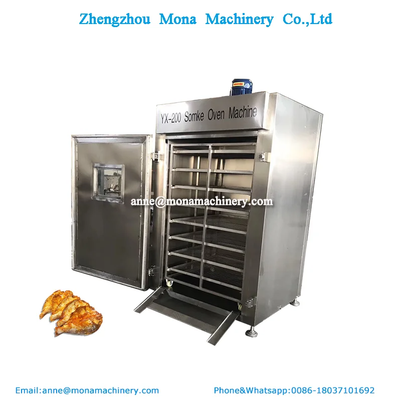 Electric Heating Fish Smokehouse for Meat/Fish Smokehouse/Sausage Smoking Oven House Chamber Machine