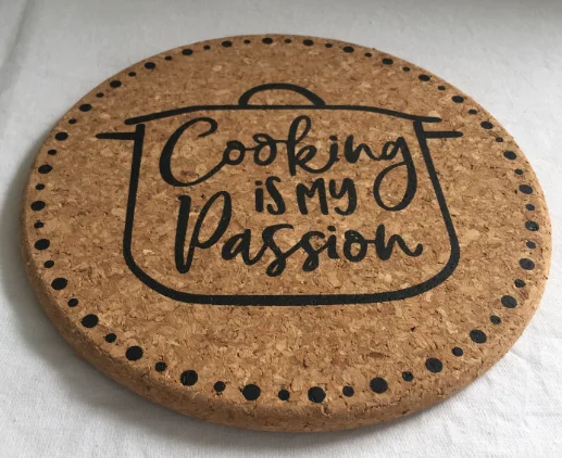 
Cork Trivet Custom Logo Natural Eco Friendly Cork Table mat 