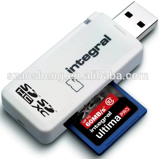 Desktop USB2.0 sd memory card reader  USB card reader SDCARD adaptor