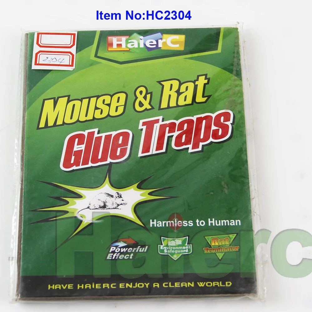 Haierc Hot Selling Mouse Trap Glue Board Rat Trap