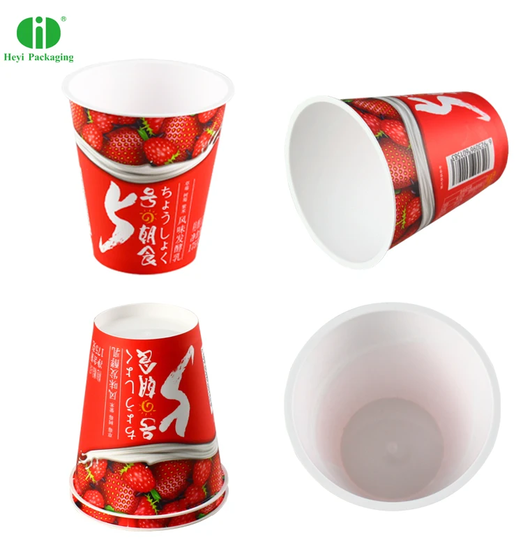 Disposable Plastic Cup Yogurt Pudding Cup Dessert PP Injection Cup Packaging  Ice Cream Packaging Container