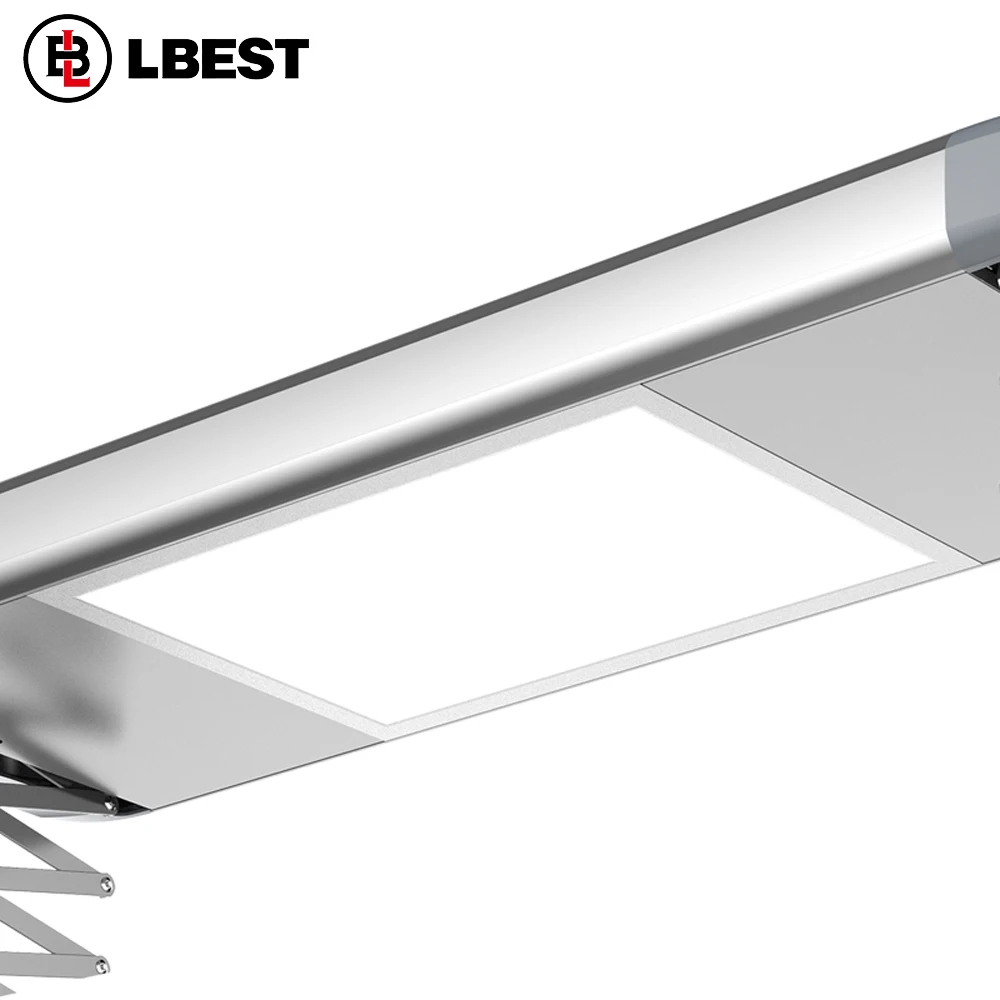 Balcony ceiling mounted  aluminium electric heating clothes dryer automatic clothes hanger electric ceiling clothes drying rack