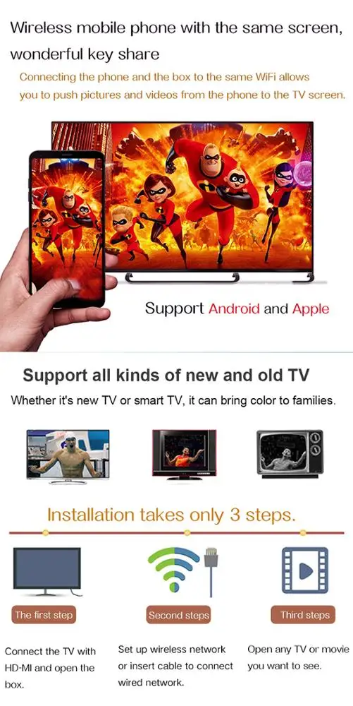 Android tv box Q Plus 2G+16G Hot Selling H6 Q+ 2GB 16GB EMMC Android TV box IPTV Android 9.0 Smart TV Box