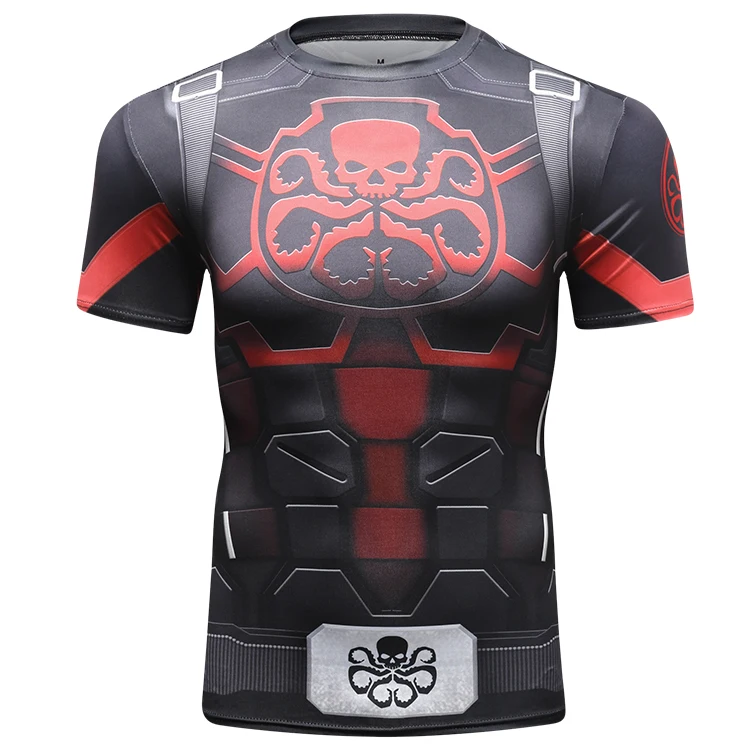 New Movie Superhero Clothing Men Sports 3d print Sports T Shirrs