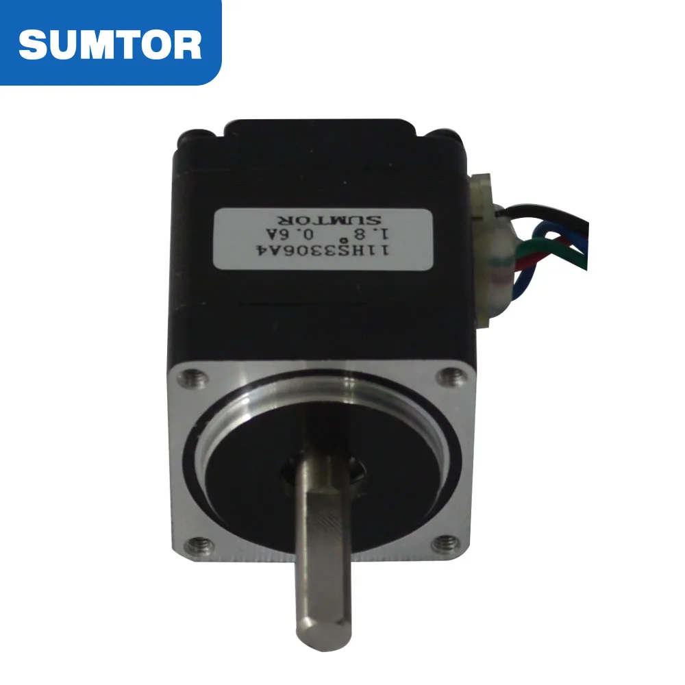 33 мм длина двигателя 6N.cm удерживающий момент 0,6A текущий нема 11 24В шаговый двигатель