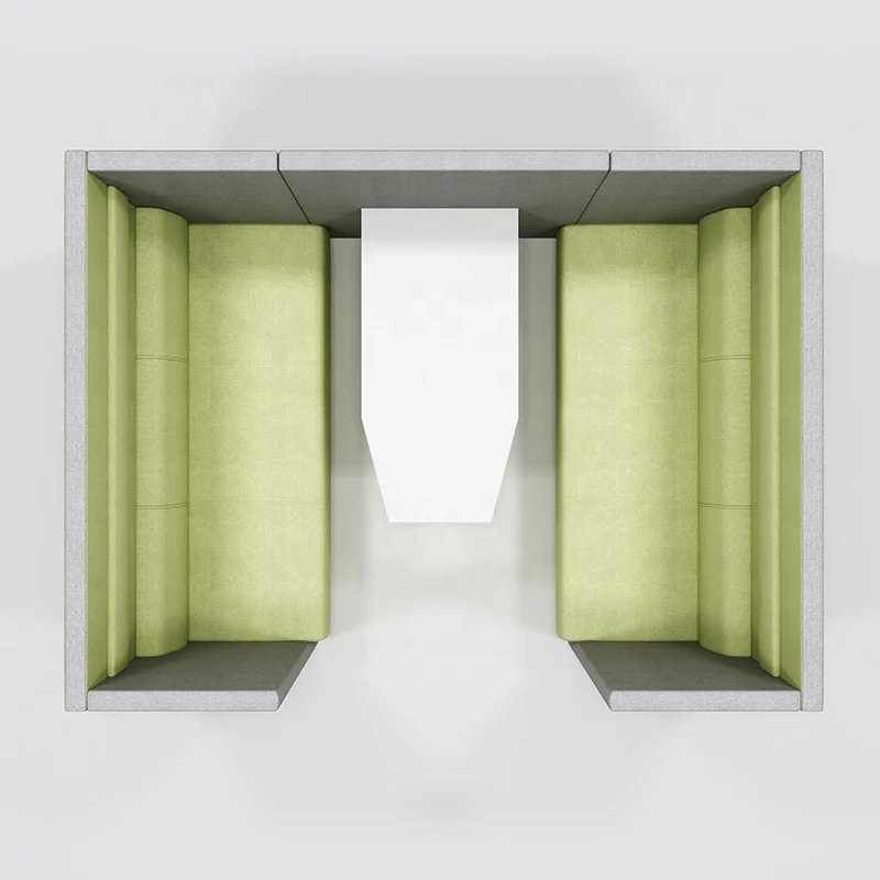 
Aoruize office meeting pod soundproof booth sofa with table 