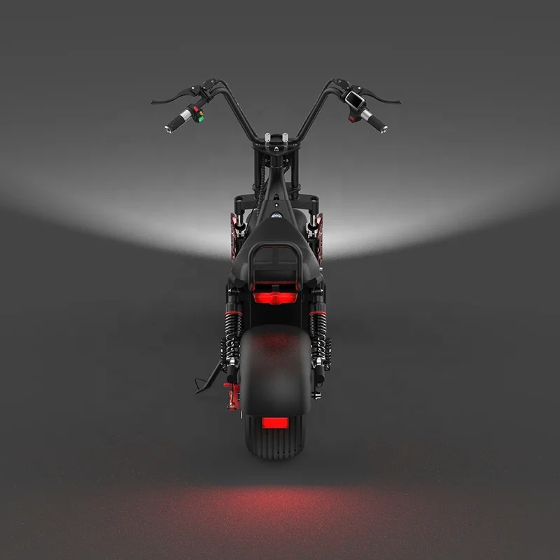 Stylish And Lightweight E-Scooter With Front And Rear Suspension