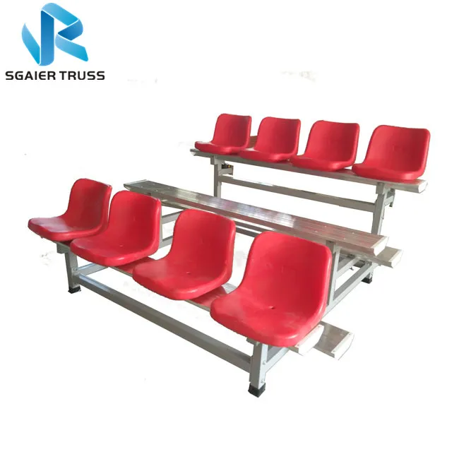 Factory price bleacher with plastic seat bleachers bleacher chair