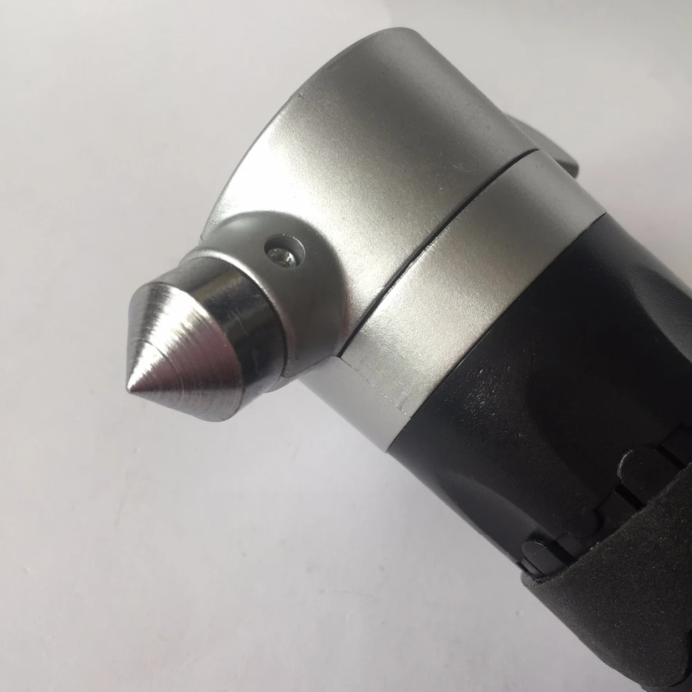 car emergency safety hammer screw driver  LED light 6 in 1 flashlight