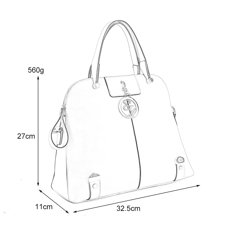 HEC China Famous Brand Designer Handbag Logos Women Handbags Lady Bags