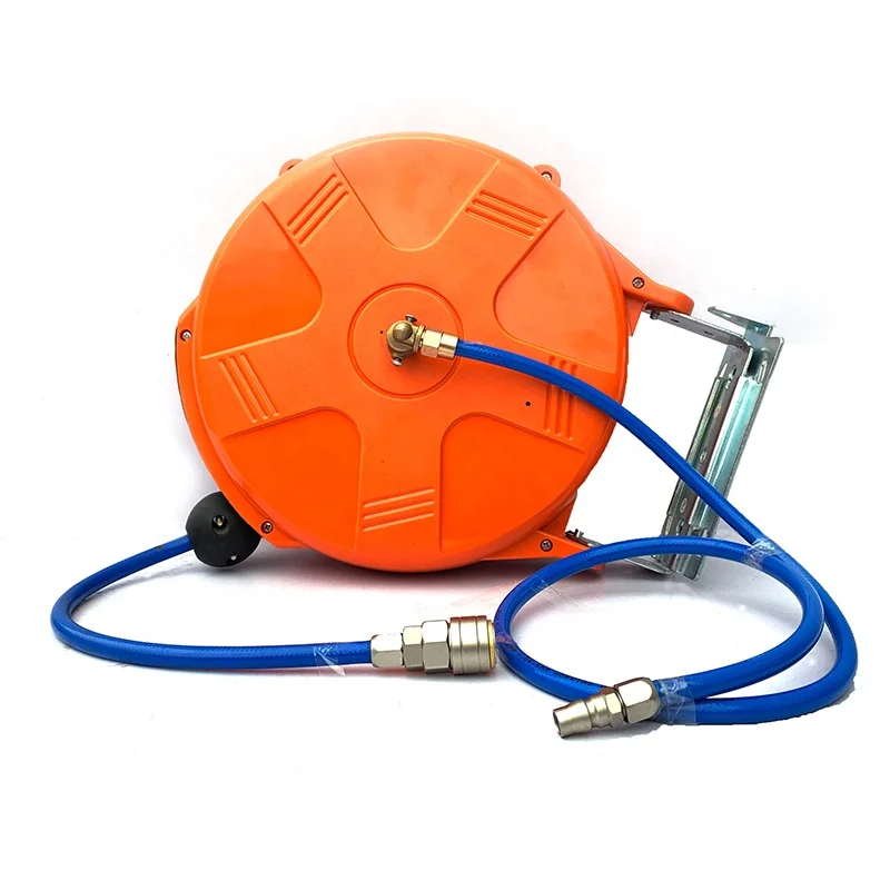 
Automotive plastic hose reel with automatic rewind Pneumatic air hose reel 