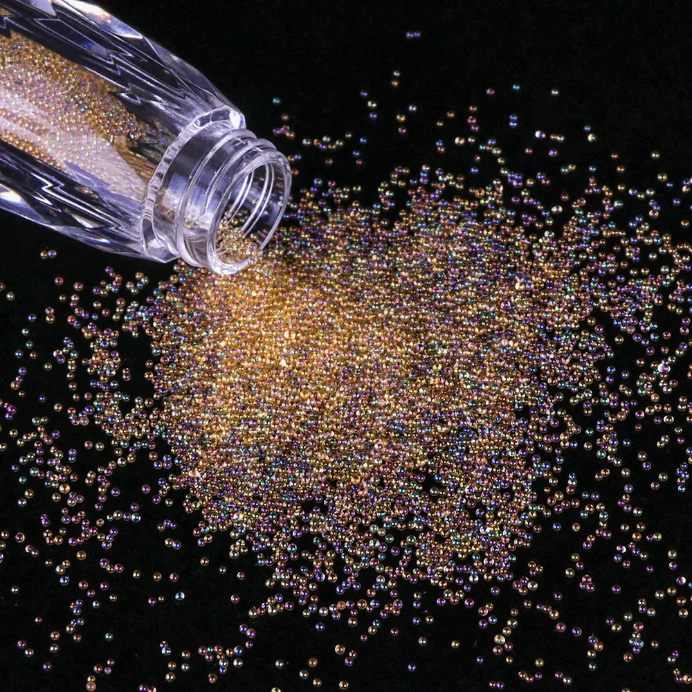 Manicure  Colorful  Ultra Tiny Mini Glass Caviar Beads