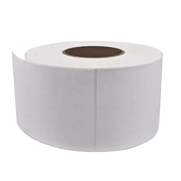 50x30 Wholesale Custom industrial roll thermal label sticker adhesive labels roll