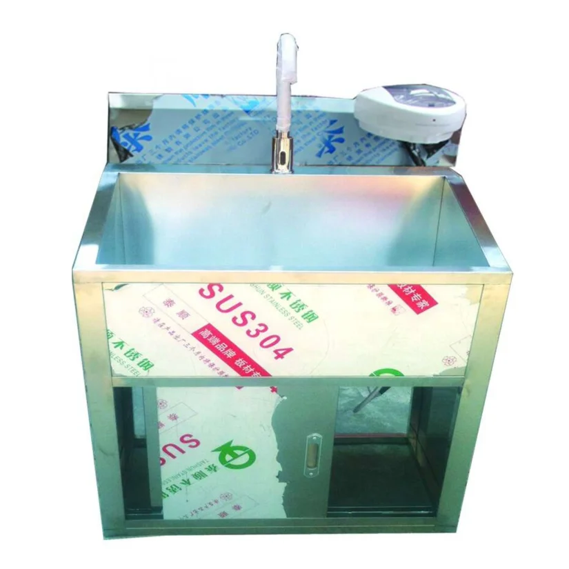 Hospital stainless steel Auto-sensing medical washing sink